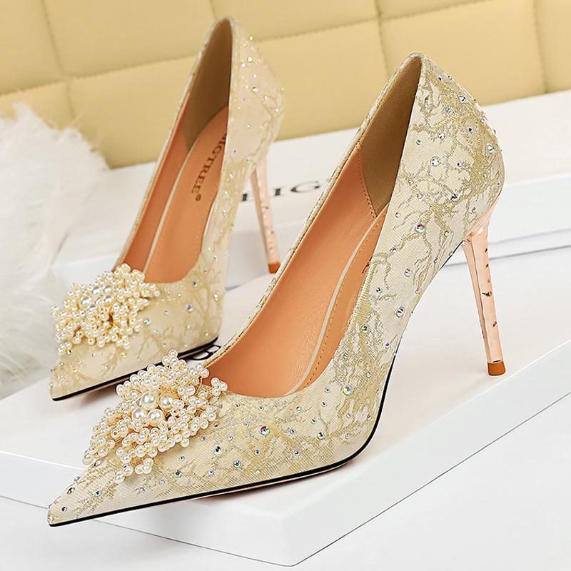 BIGTREE Shoes Pearl Flowers Wo - Shoe Tree ulasan dan harga