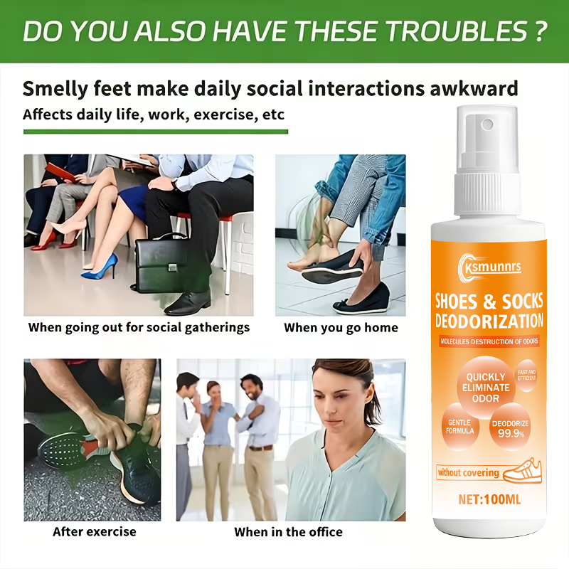 Foot Odor Spray, Deodorizing C - Sneaker Care Spray ulasan dan harga