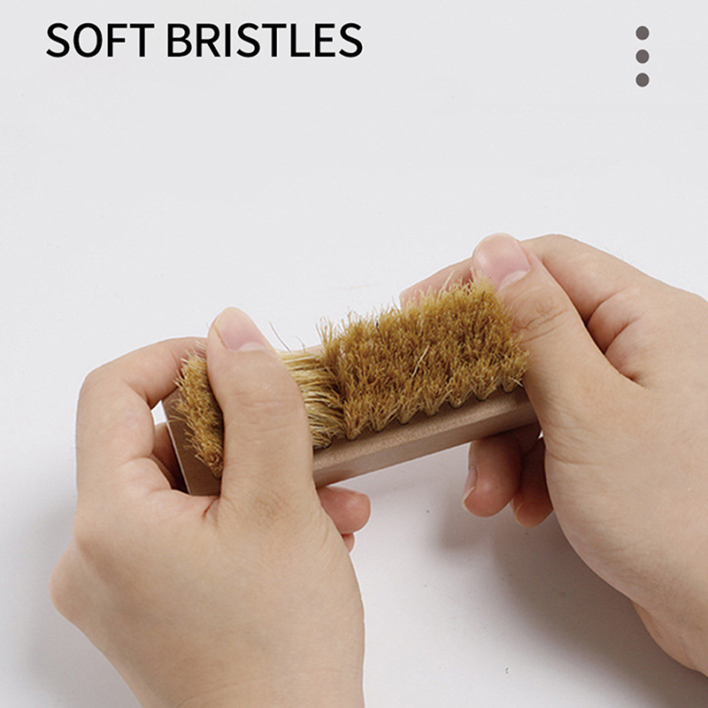 Useful Wood Handle Shoe Brush  - Shoe Cleaning Brush ulasan dan harga